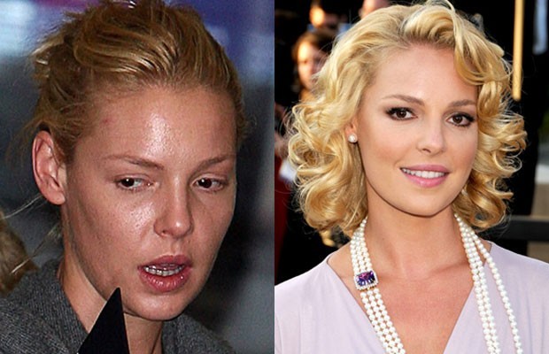 Katherine Heigl senza trucco