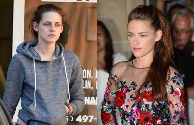 Kristen Stewart senza trucco