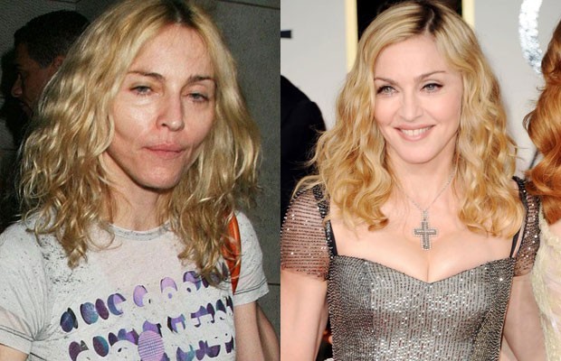 Madonna senza trucco