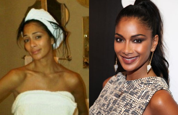 Nicole Scherzinger senza trucco