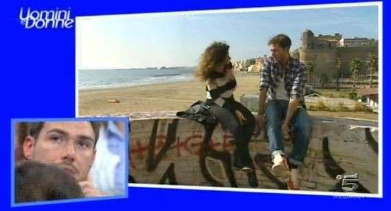 Giorgia Lucini e Manfredi Ferlicchia esterna Uomini e Donne