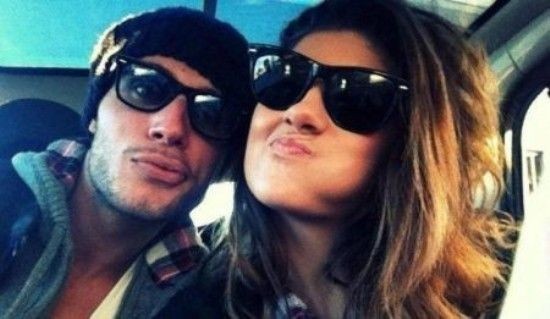 Giorgia Lucini e Manfredi Ferlicchia in macchina
