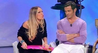 Karina Cascella con Gianni Sperti a Uomini e Donne