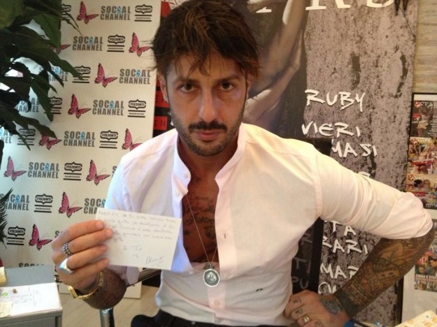 Fabrizio Corona in camicia