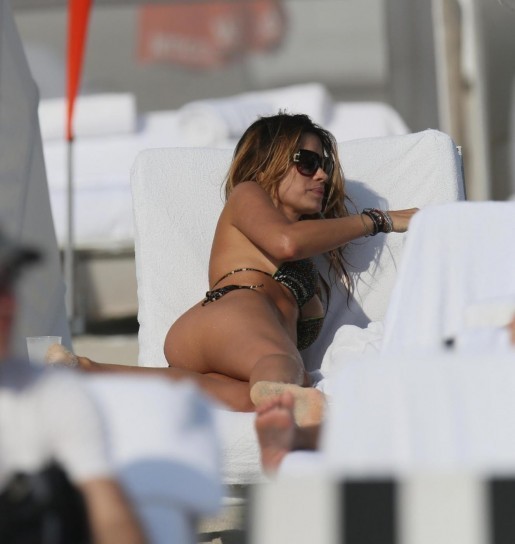La Yespica in bikini a Miami