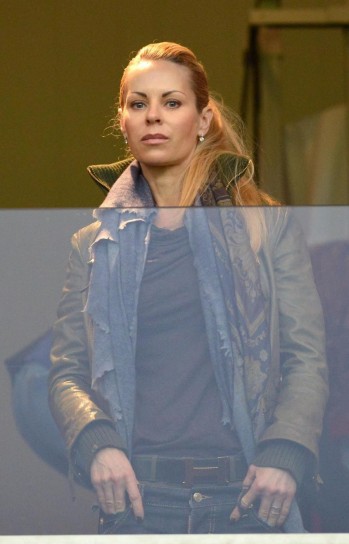 Lady Ibrahimovic allo stadio
