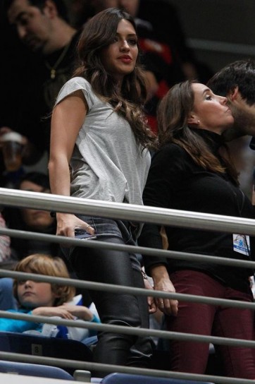 Sara Carbonero in tribuna