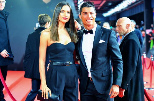 Irina con Cristiano Ronaldo
