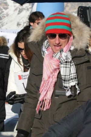 Claudia Galanti e Francesco Facchinetti cortina