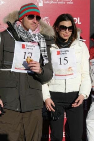 Claudia Galanti e deejay francesco in montagna