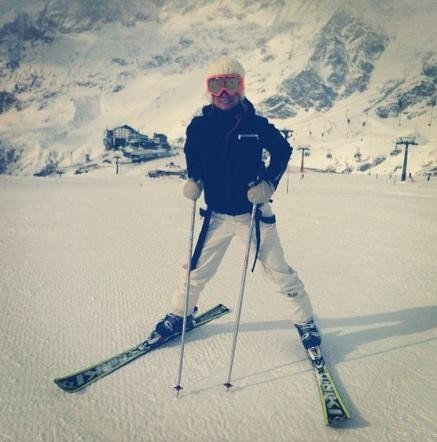 Filippa Lagerback sugli sci