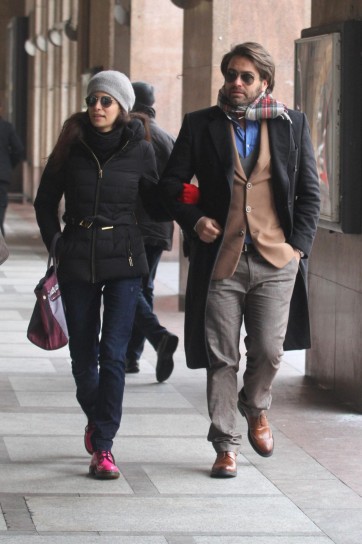 Patrick e Martina passeggiano uniti