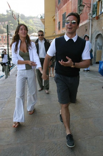 La Toffanin e Berlusconi a Portofino