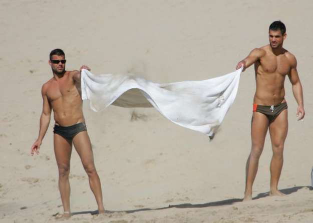Ricky Martin e Carlos González Abella