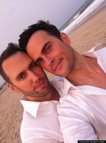 Cheyenne Jackson e Monte Lapka