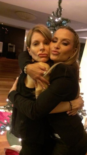Anastacia con la sorella