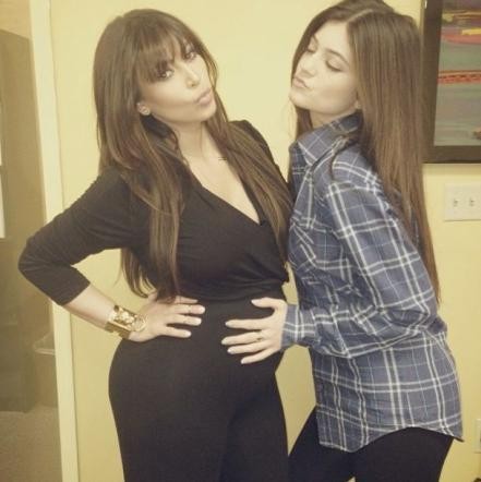 Kim con la sorella