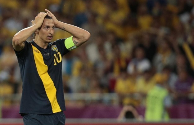 Zlatan Ibrahimovic in campo