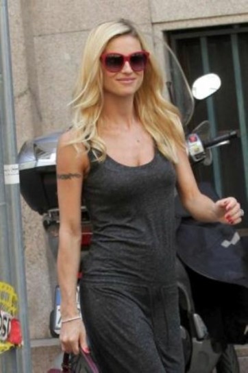 Il pancino di Michelle Hunziker