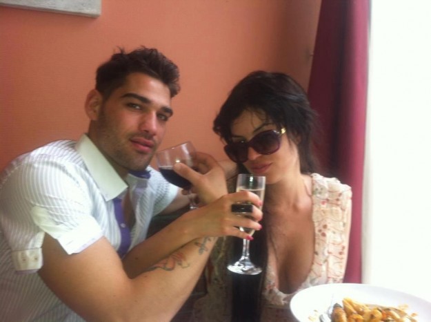 Sara Tommasi e Nando Colelli a pranzo