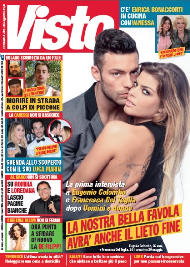 La neo coppia in copertina