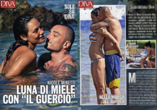 Nicole Minetti e Gue Pequeno in vacanza