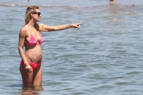 Michelle Hunziker incinta