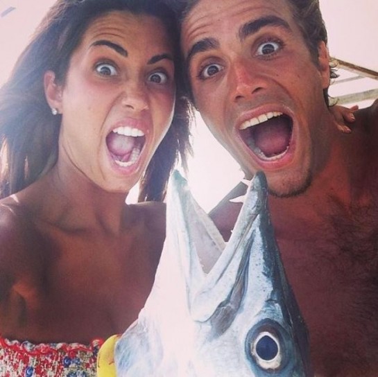 I due piccioncini vip al mare