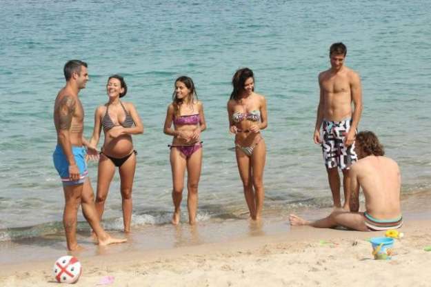 Calciatori al mare 2013: foto delle vacanze
