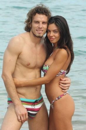 Federico Marchetti e la moglie Rachele Mura