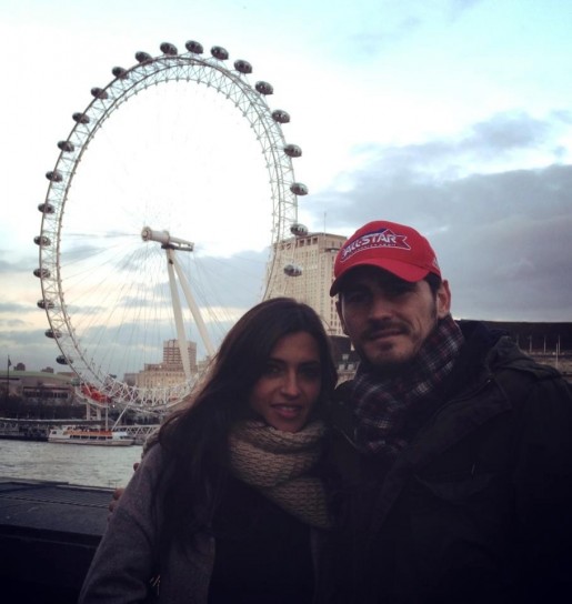Iker Casillas con la sua fidanzata a Londra