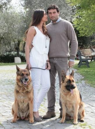 La coppia in posa