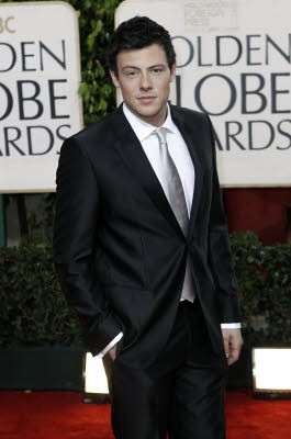 Cory Monteith ai Golden Globe Awards