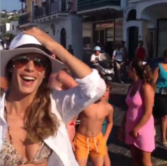 Il sorriso della soubrette