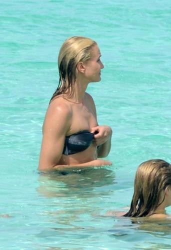 L'attrice americana alle Bahamas