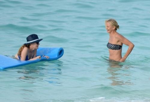 Leslie Mann e Cameron Diaz al mare