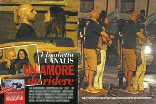 Elisabetta Canalis e Maccio Capatonda