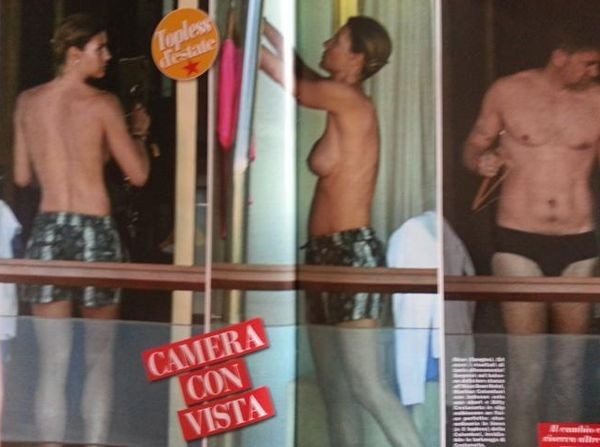 Martina Colombari con Billy Costacurta