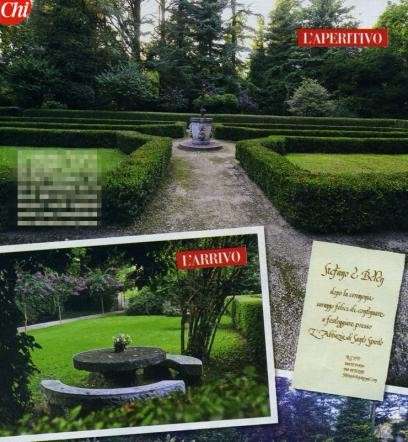 Il giardino di Villa Giannone a Comignago