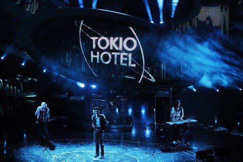 I Tokio Hotel sul palco dell'Ariston