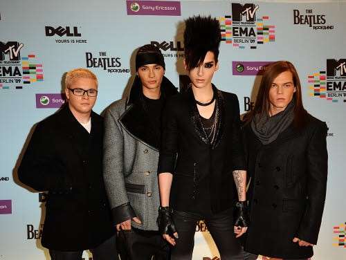 Il gruppo pop rock in posa per i paparazzi