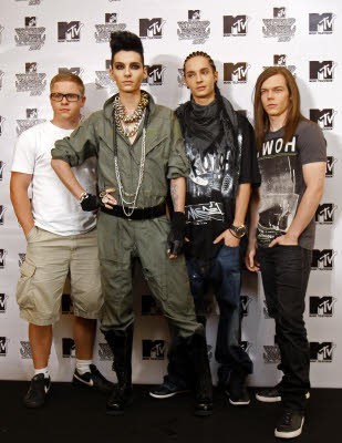 I Tokio Hotel in posa per i paparazzi 