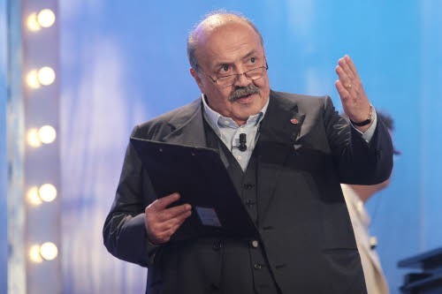Durante una puntata del Maurizio Costanzo Show