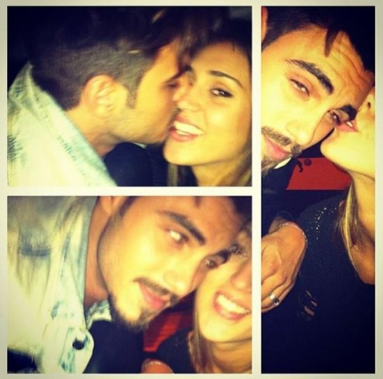Baci social per Francesco e Cecilia