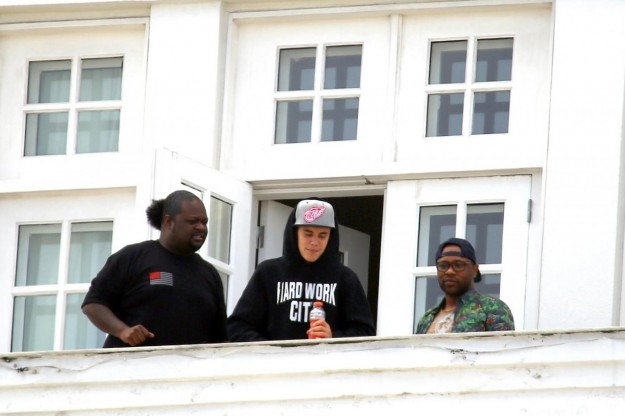 Justin Bieber, foto del cantante in un hotel a Rio
