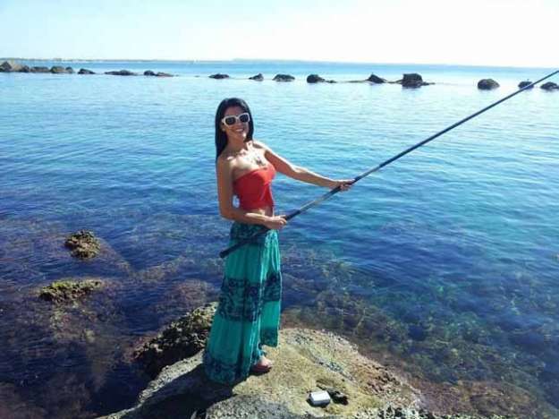 L'ex corteggiatrice di Uomini e Donne a pesca