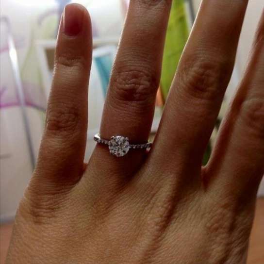 Anello di fidanzamento di Francesca Del Taglia