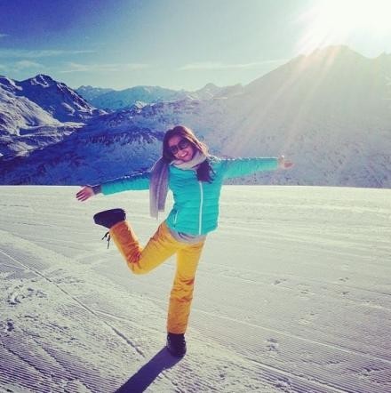 Alessia Reato in montagna