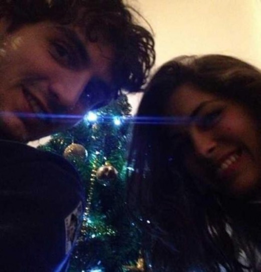 Ariadna Romero e suo marito Lorenzo felici 