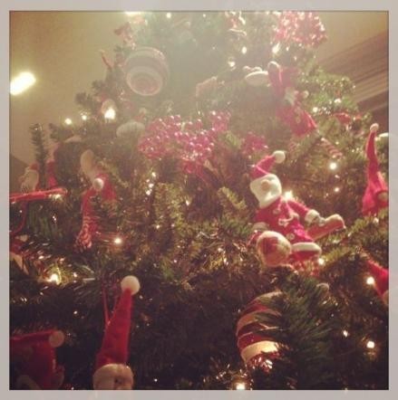 Federica Nargi mostra il suo albero